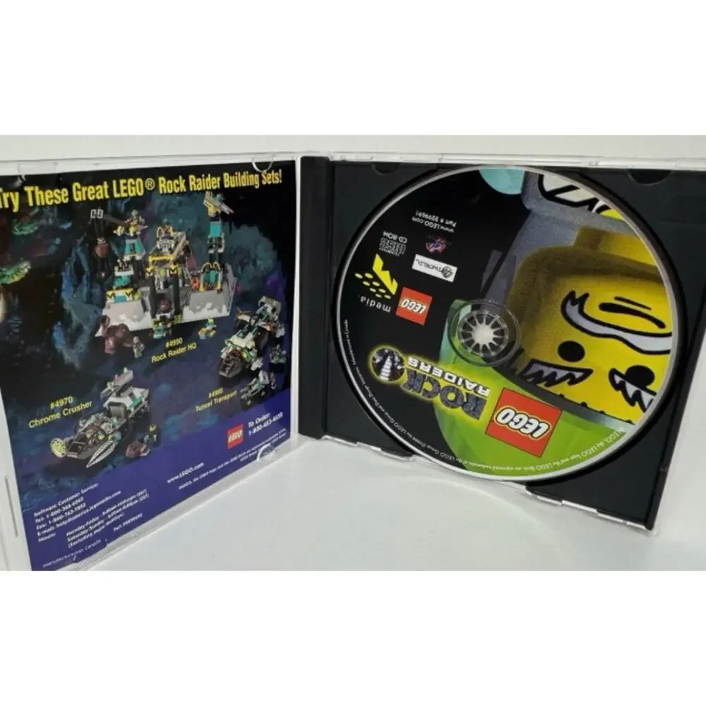 Lego Rock Raiders PC CD control engineers monsters world building blocks game